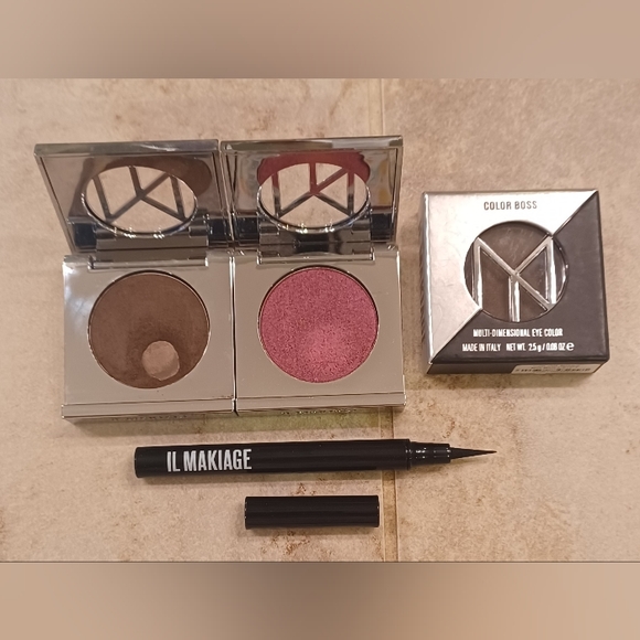 🟤Il Makiage Color Boss Eye Shadows & 1 Inkliner 2 No Bullsh*t ☆ 1 Show-Stopper - Picture 3 of 10